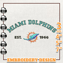 nfl miami dolphins, nfl logo embroidery design, nfl team embroidery design, nfl embroidery design, instant download