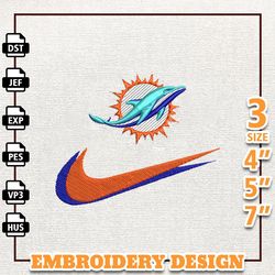 nfl miami dolphins, nike nfl embroidery design, nfl team embroidery design, nike embroidery design, instant download 1