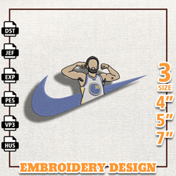 nike steph curry embroidery design, nba basketball embroidery design, machine embroidery design, instant download