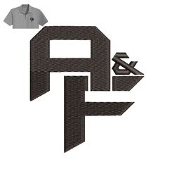 a and f embroidery logo for polo shirt,logo embroidery, embroidery design, logo nike embroidery