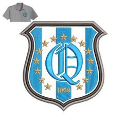 academia quintana embroidery logo for polo shirt,logo embroidery, embroidery design, logo nike embroidery