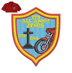 all about jesus embroidery logo for polo shirt,logo embroidery, embroidery design, logo nike embroidery