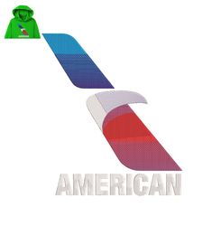 american airlines embroidery logo for hoodie,logo embroidery, embroidery design, logo nike embroidery