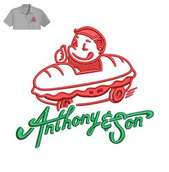 anthony son embroidery logo for polo shirt,logo embroidery, embroidery design, logo nike embroidery