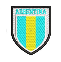 argentina flag embroidery logo for patch,logo embroidery, embroidery design, logo nike embroidery