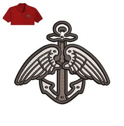 army wings embroidery logo for polo shirt,logo embroidery, embroidery design, logo nike embroidery