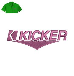 kicker embroidery logo for polo shirt,logo embroidery, embroidery design, logo nike embroidery