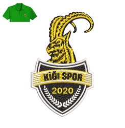 kigl spor embroidery logo for polo shirt,logo embroidery, embroidery design, logo nike embroidery