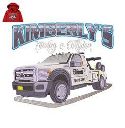 kimberly towing coffision embroidery logo for hoodie,logo embroidery, embroidery design, logo nike embroidery