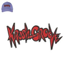 krush groove embroidery logo for cap,logo embroidery, embroidery design, logo nike embroidery