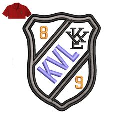 kvl patch embroidery logo for polo shirt,logo embroidery, embroidery design, logo nike embroidery