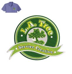 la tree embroidery logo for polo shirt,logo embroidery, embroidery design, logo nike embroidery