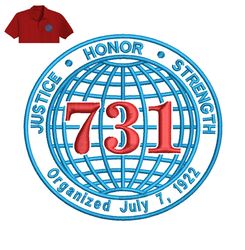 laborers local 731 embroidery logo for polo shirt,logo embroidery, embroidery design, logo nike embroidery