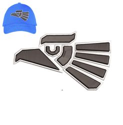 mexican eagle 3d puff embroidery logo for cap ,logo embroidery, embroidery design, logo nike embroidery