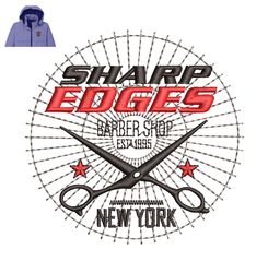 sharp edges embroidery logo for jacket,logo embroidery, embroidery design, logo nike embroidery