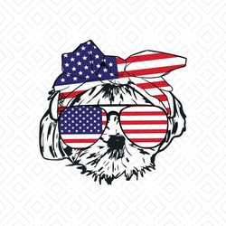 july 4th terrier dog svg, independence svg, july 4th dog svg, terrier svg, american terrier svg, flag terrier svg, banda