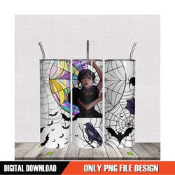 wednesday dancing 20oz tumbler wrap png