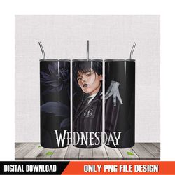 thing wednesday 20oz tumbler design idea png