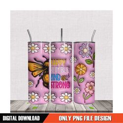 bee happy humble strong png design