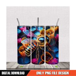 bee hologram 20oz tumbler png