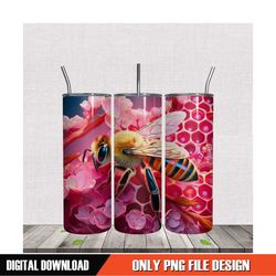 blossom bee nest 20oz tumbler png