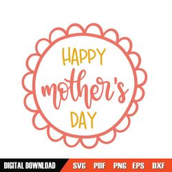 happy mothers day sunflower svg