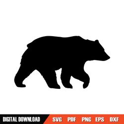 bear mama day silhouette vector svg