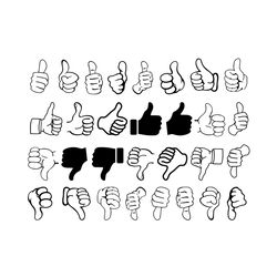 thumb signal emoji svg bundle, trending svg, thumb up svg, thumb down svg, give thumb svg, hand svg, hand emoji svg, thu