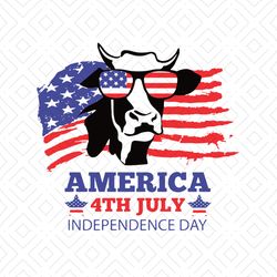 cow america 4th july independence day svg, independence svg, cow svg, july 4th cow svg, cow flag svg, flag svg, july 4th