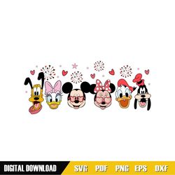 Mickey and Friends Valentines Day Festival SVG