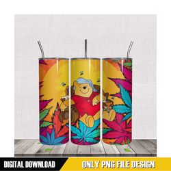 happy winnie the pooh tumbler png