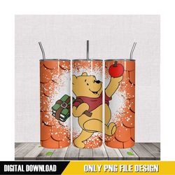 winnie the pooh happy bear tumbler png