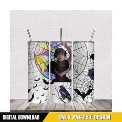 wednesday dancing 20oz tumbler wrap png