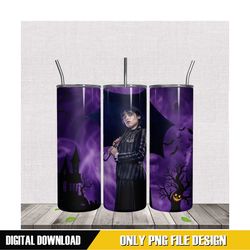 wednesday 20oz tumbler design idea png