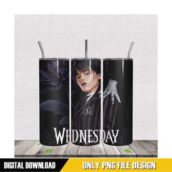 thing wednesday 20oz tumbler design idea png