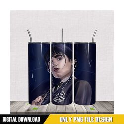 wednesday 20oz tumbler skinny sublimation png