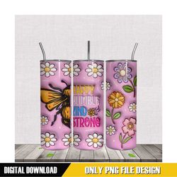 bee happy humble strong png design