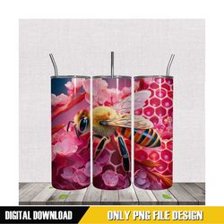 blossom bee nest 20oz tumbler png