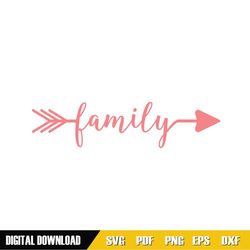 family mother day arrow svg