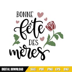 bonne fete des meres mother day graphic svg