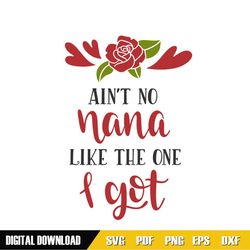 ain't no nana like the one i got svg