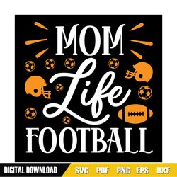 mom like football mother day sport svg