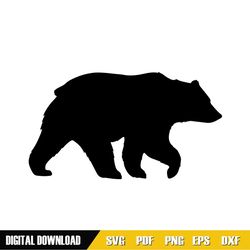bear mama day silhouette vector svg