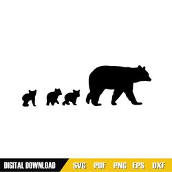 mama of the bear kids svg