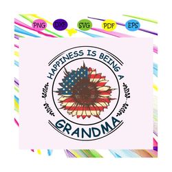 happiness is being a grandma, grandma svg, grandma shirt, grandma gift, grandma birthday, grandma birthday gift, gift fr