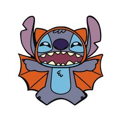 Disney Stitch Bat Halloween Costume Svg, Disney Svg, Stitch Svg, Bat Svg, Halloween Day Svg, Halloween Costume Svg, Funn