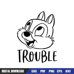 Trouble Chip and Dale SVG