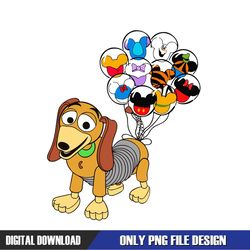 Mickey Mouse Friends Balloon Slinky Dog PNG