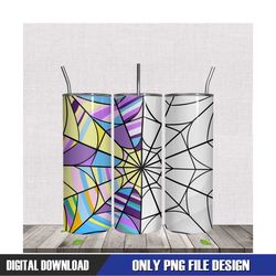 wednesday spider net 20oz tumbler png