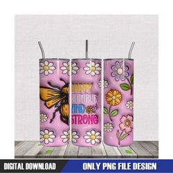 bee happy humble strong png design
